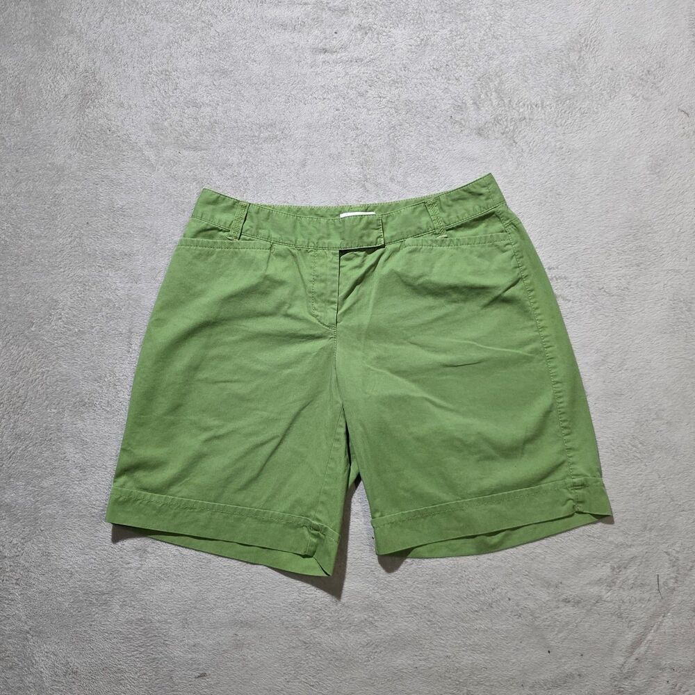 Loft Green Chino Shorts Womens Sz 6